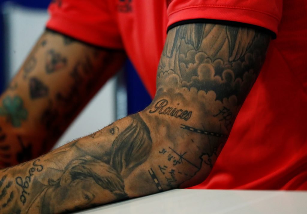Real Madrid players with tattoos: Real-Madrid players and their tattoos