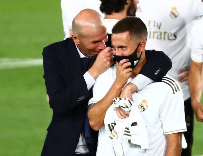 Eden Hazard sends message to Zidane after Chelsea draw