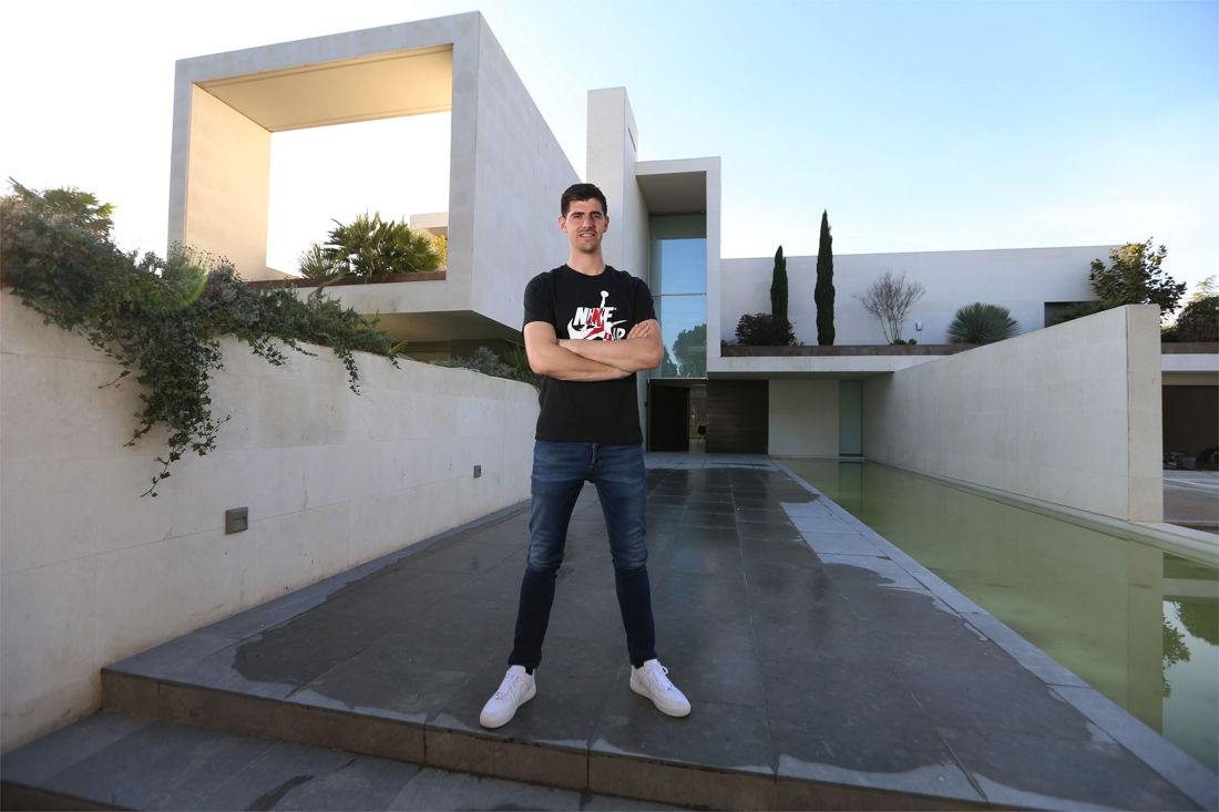 Thibaut Courtois house Real Madrid players and their houses