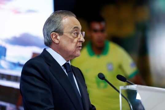 Gerard Pique blasts Real Madrid president Florentino Perez