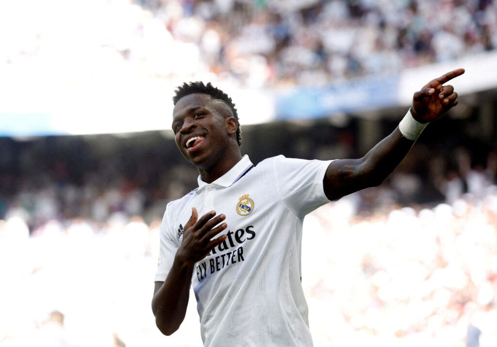 Jamie Carragher feels Vinicius Junior “goes higher up the list” of the best players in world football