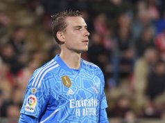Real Madrid looking to sell Andriy Lunin for atleast €8 million this summer