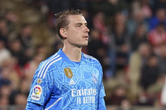 Real Madrid looking to sell Andriy Lunin for atleast €8 million this summer